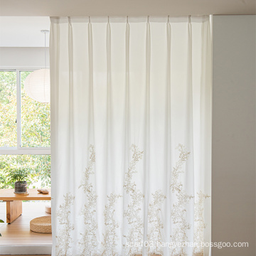 Home Using Anti Abrasive Luxury Embroidery Sheer Curtain